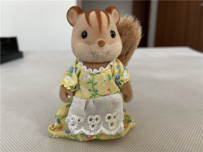 

Geniune Dollhouse Animial Furry Figures Rabbit/Dogs/Deer/Monkey/Cat No Box