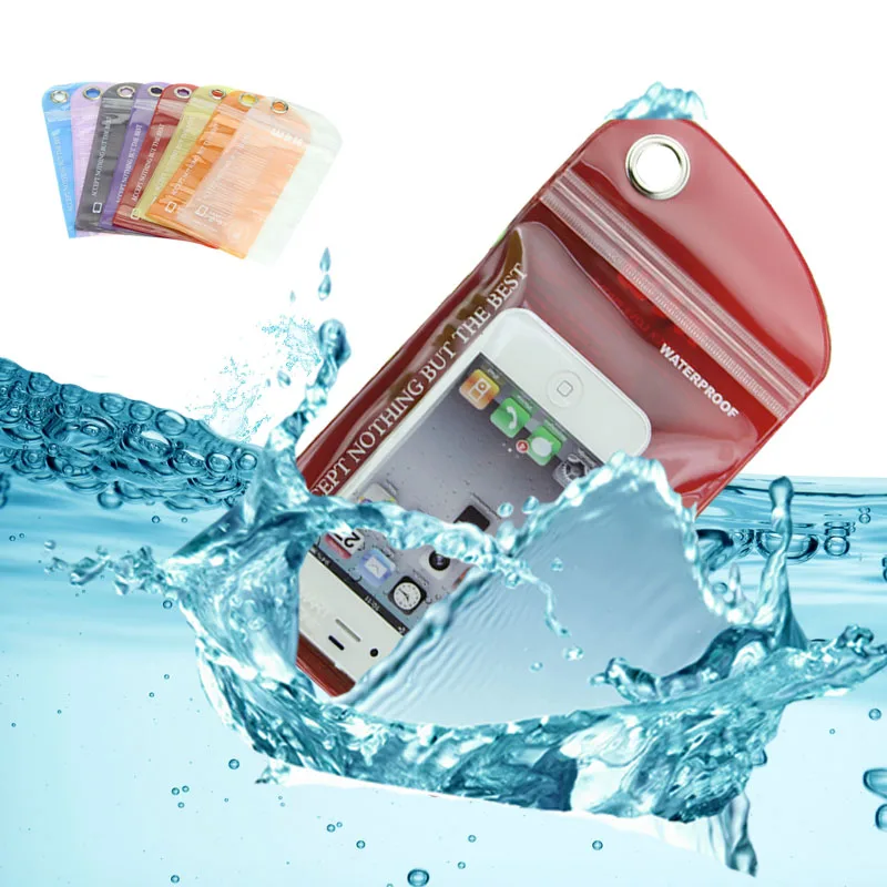 

Aquatic Sport Case Cover Sealing Mobile Phone Pack Money Personal Belongings Bag Clear Seaside Waterproof Pouch Storage Supplies