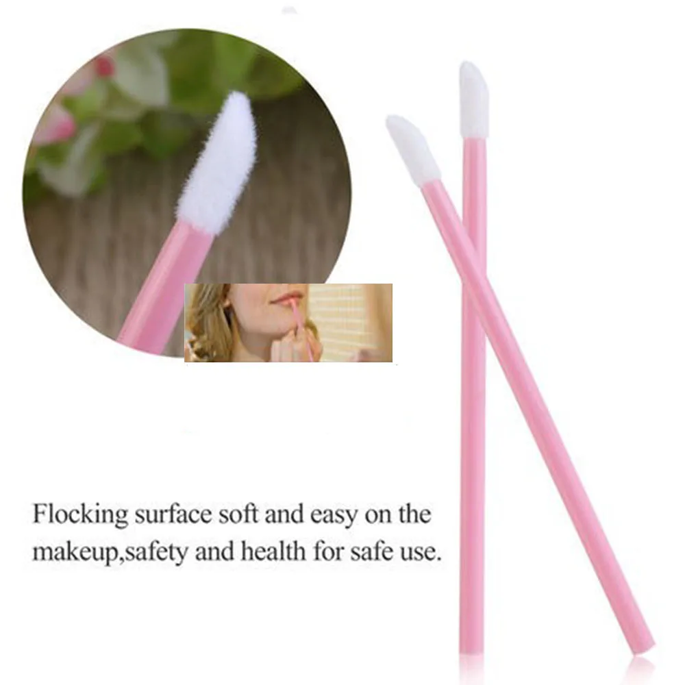 50 шт. одноразовая кисть для губ розовые женские аксессуары оптовая продажа