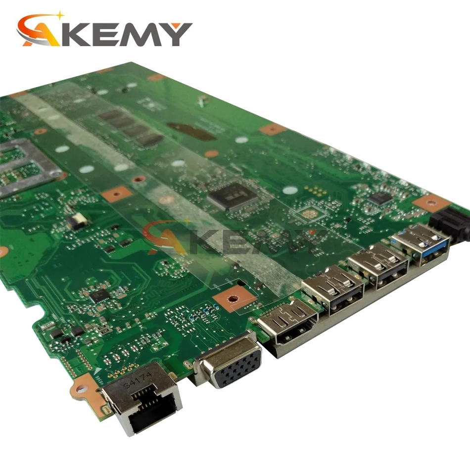 Akemy X75A материнская плата для ноутбука ASUS X75VD X75V X75 тест оригинальная 4G Оперативная