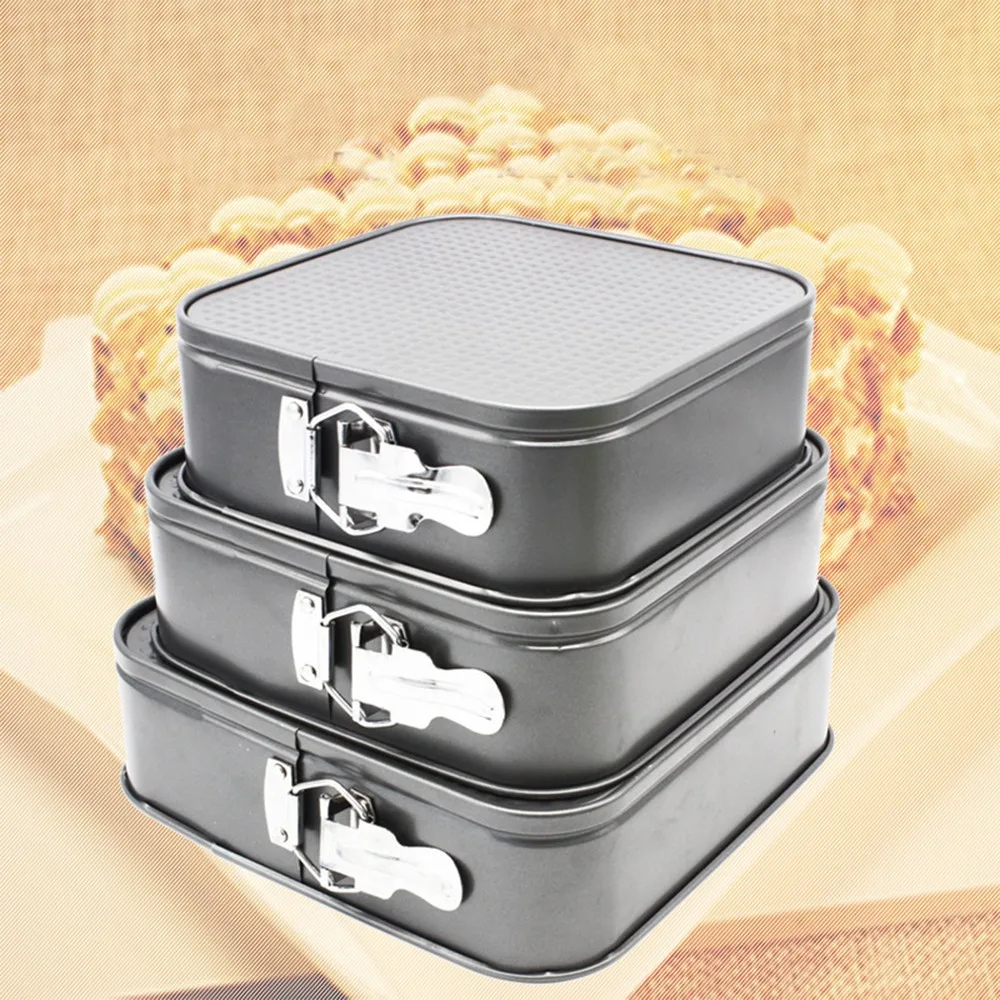 3 шт./компл. антипригарное покрытие углерода Сталь Нижняя пресс-формы для выпечки