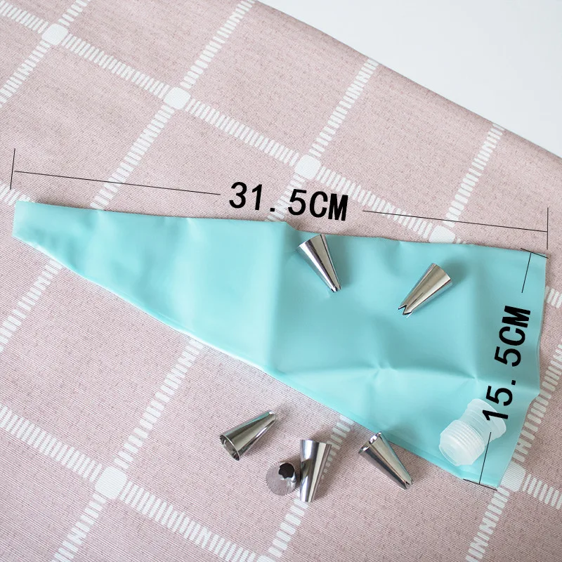 8 шт./компл. силиконовая глазурь кондитерский мешок для крема кухонные аксессуары