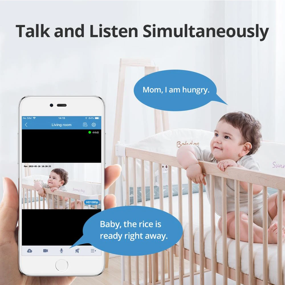 Домашняя ip-камера безопасности Wi-Fi беспроводная мини Сетевая камера наблюдения