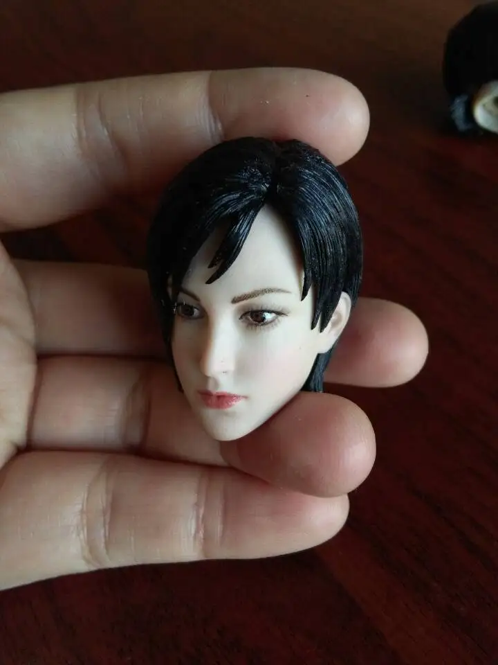 

1/6 Scale Ada Wong Head Sculpt With Short Hair Model Toy For 12" Woman Figure Pale Body