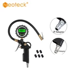 Цифровой манометр Neoteck, 0-200 PSI с 5 черными крышками клапанов, для автомобиля, с манометром