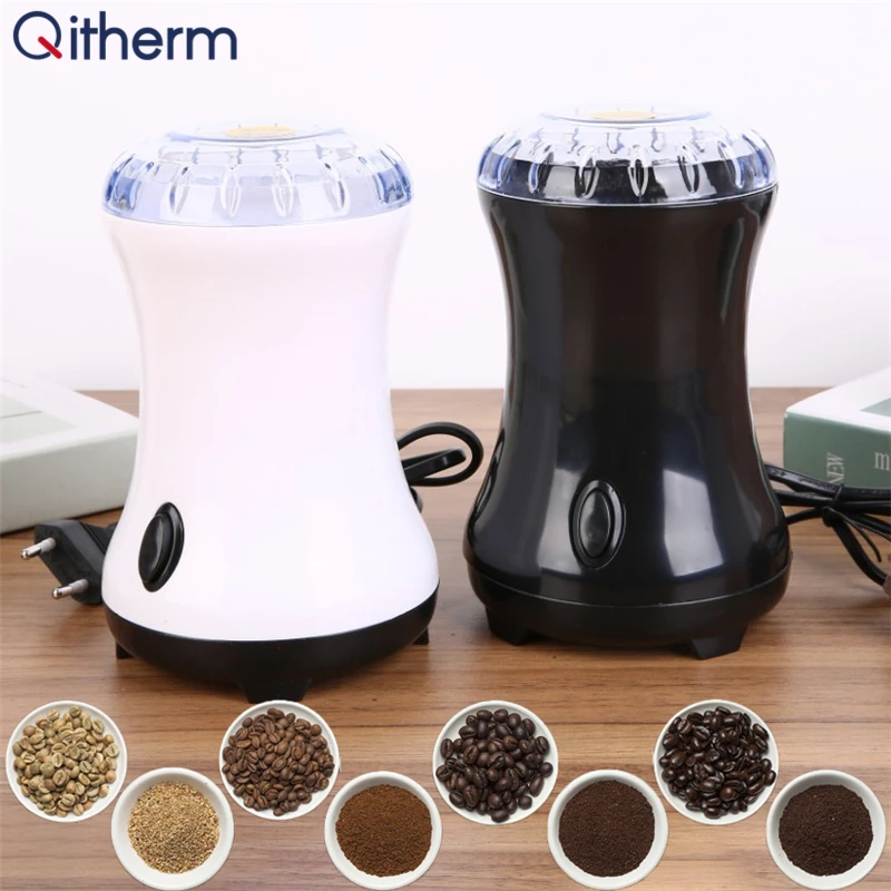 

Mini Electric Coffee Grinder Household Coffee Bean Mill 220V Beans Grain Herbs Nuts Spices Grinder Portable Dry Powder Grinders