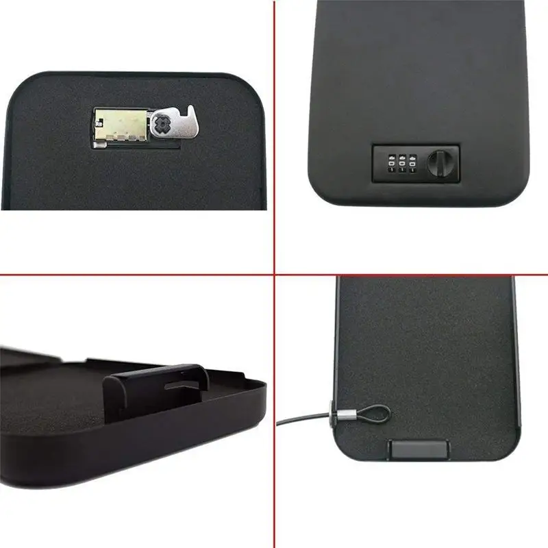 Portable Mini Vault Case with Combination Lock Keyless Security Safe Box for Home Car Office Code Valuables | Багаж и сумки