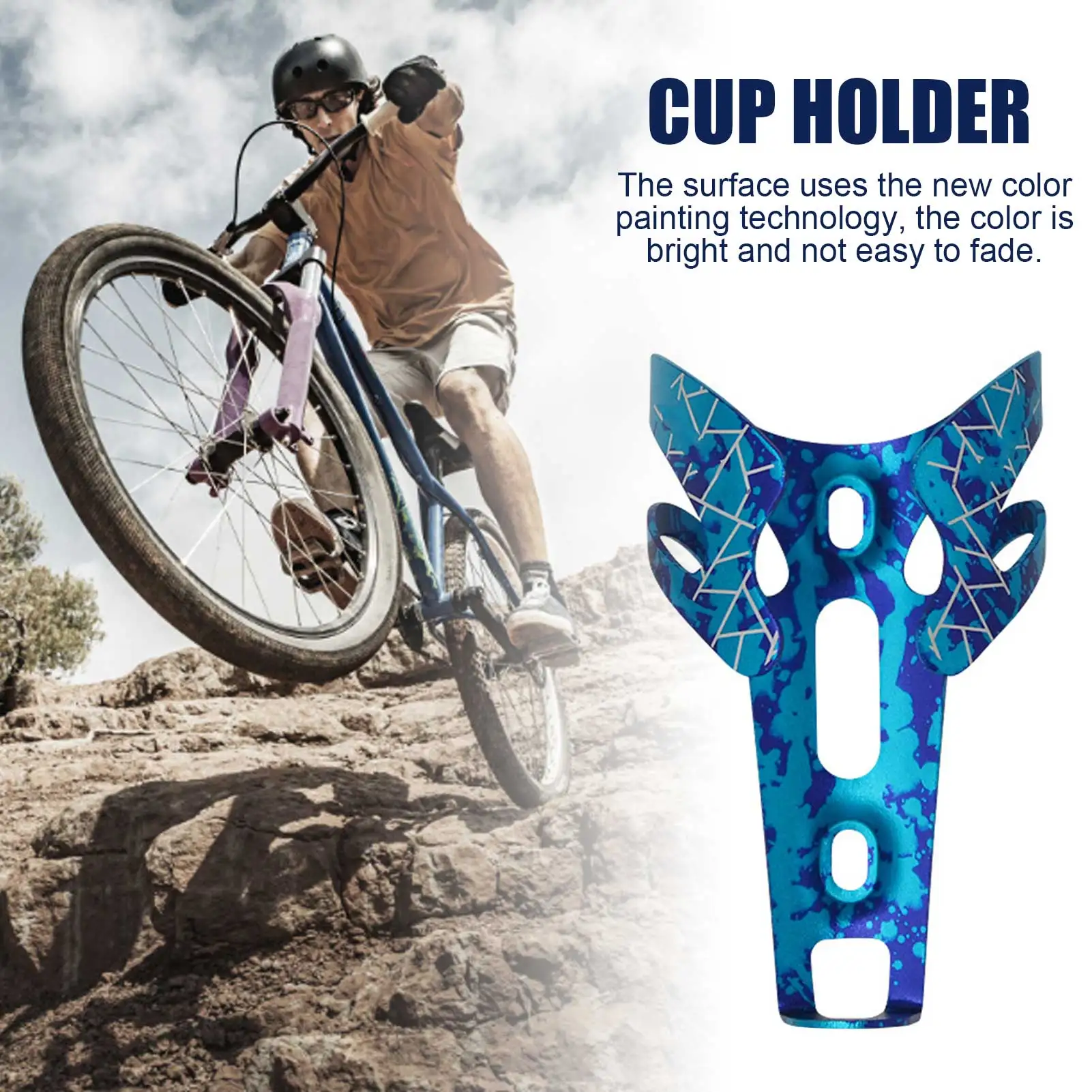 

Road Mountain Bicycle Bottle Rack Aluminum Alloy Bottle Holder Cage Bike Water Cup Rack Outdoor Cycling Accessories