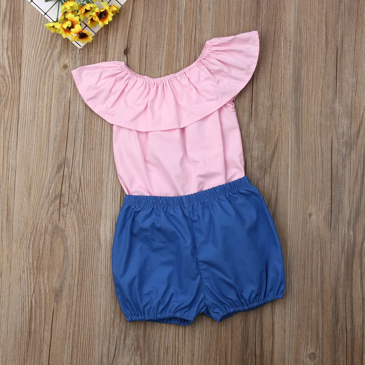 Розовый укороченный топ принцессы с открытыми плечами для маленьких девочек +