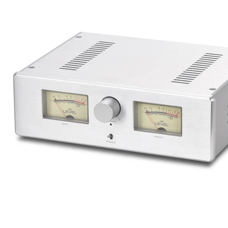 Class AB Dual VU Meter Power Amplifier Bluetooth 5.0 New Sanyo Thick Film STK443 Retro Desk AMP 25W *2 | Электроника