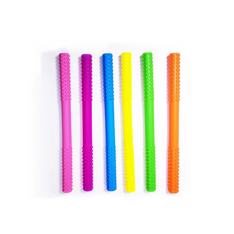 

New Children's Silicone Suction Tube Gutta Percha Children's Fun Molar Stick To Promote Tooth Firmness Household Kids Supplies