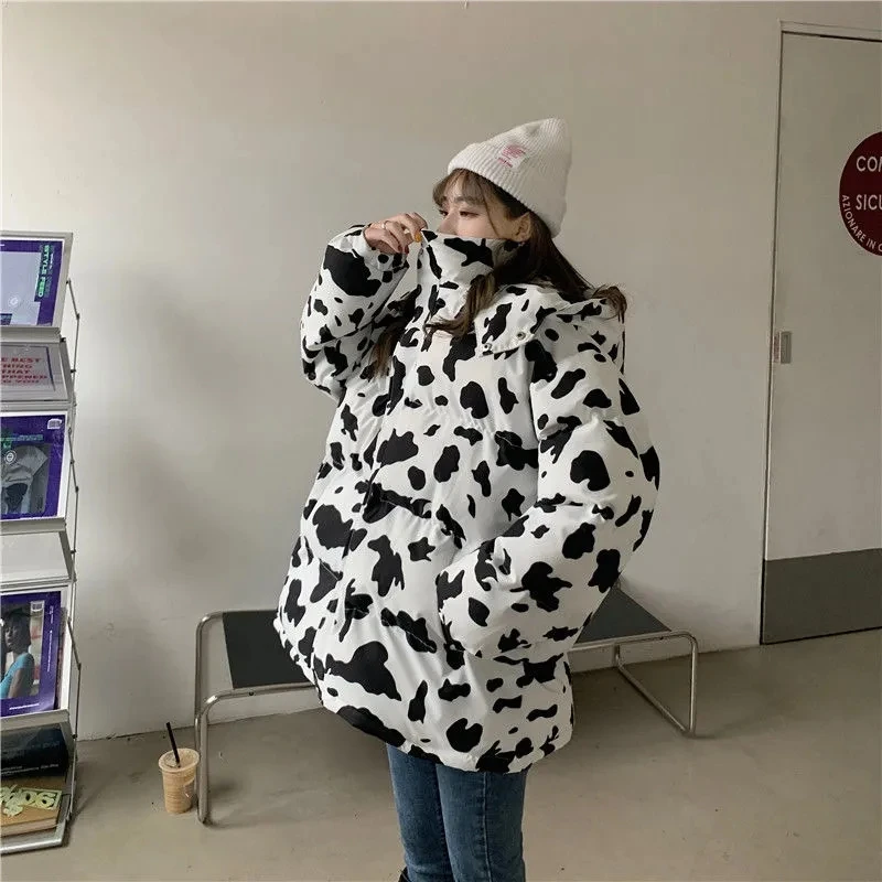Student Cotton-Padded Jacket Female Winter Tide Brand Thickened  New Salt Loose Bf  Cotton-Padded Jacket  Fashion Clothes  Women