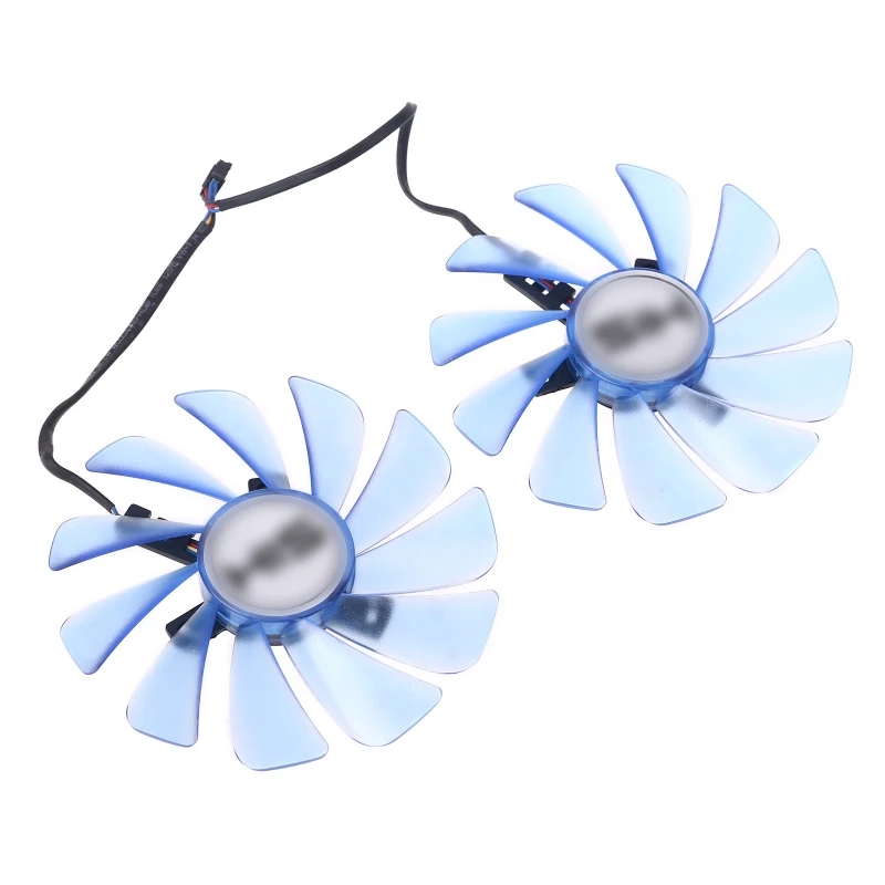 2 шт. 95mm альтернативный FDC10U12S9-C CF1010U12S графического процессора вентилятор для XFX RX580