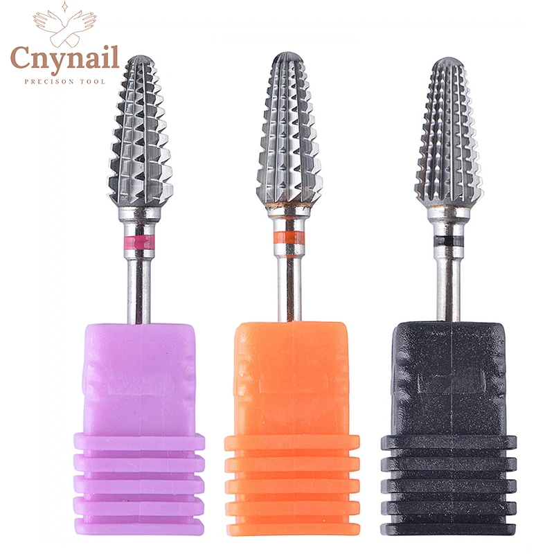 Фреза для маникюра из карбида вольфрама, 3/32 дюйма, 1 шт.