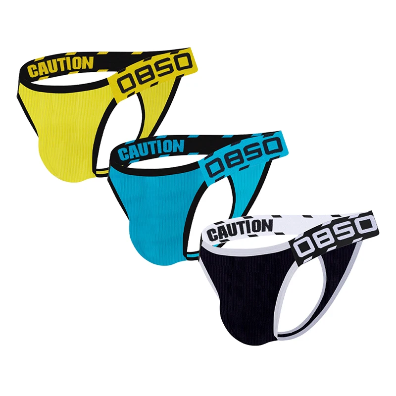 3Pcs/Lot Men Briefs Set Man Underwear Cotton Sexy Jockstrap Breathable Mens Panties Soft U Pouch Underpants