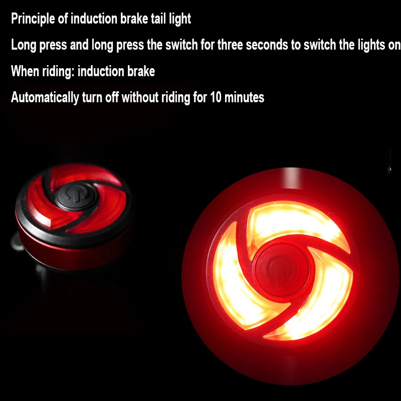 USB Charge Led Bike Light Multi Lighting Modes Bicycle Flash Tail Rear Lights for Mountains Seatpost light | Спорт и развлечения