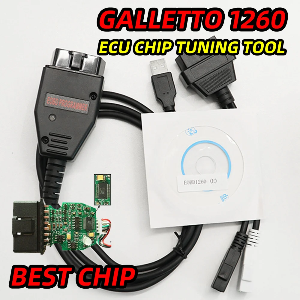 

Программный Инструмент Galletto 1260 Ecu, адаптер Obd, автомобильные аксессуары, инструмент для диагностики автомобиля, чиповый программатор для BMW
