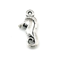 150pcs hot sell double sided hippocampus alloy charms pendants making diy handmade jewelry 10x24mm a 615