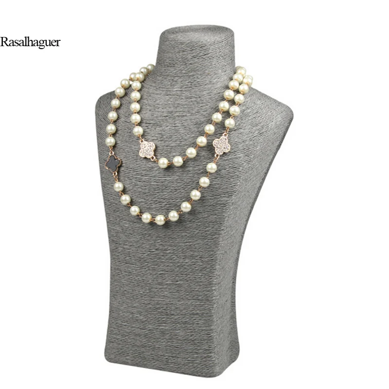 Fashion S/M/L Hemp Rope PVC Jewelry Pendants Woman Rope Mannequin Necklaces Bust Stand Bust Jewelry Display Stand Shelf Holder