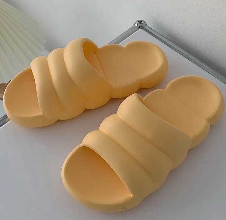 

Home Soft Slippers Ladies/men's Thick Bottom Slipper Women Indoor Bathroom Anti-slip Floor Slides Deodorant Silent Slippers