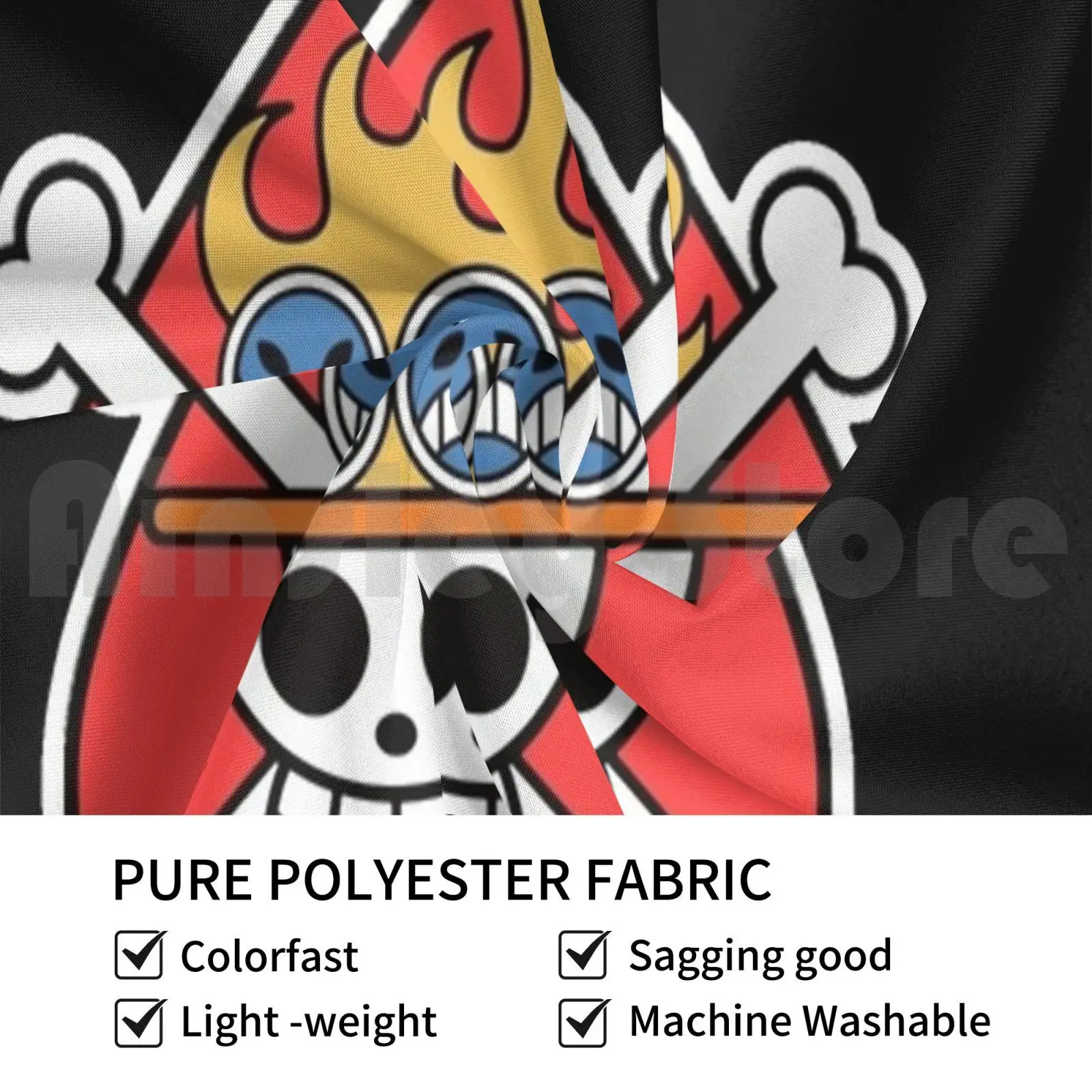 Гобелен с рисунком Красной лопаты гобелен для гостиной спальни сёнэн пиратский