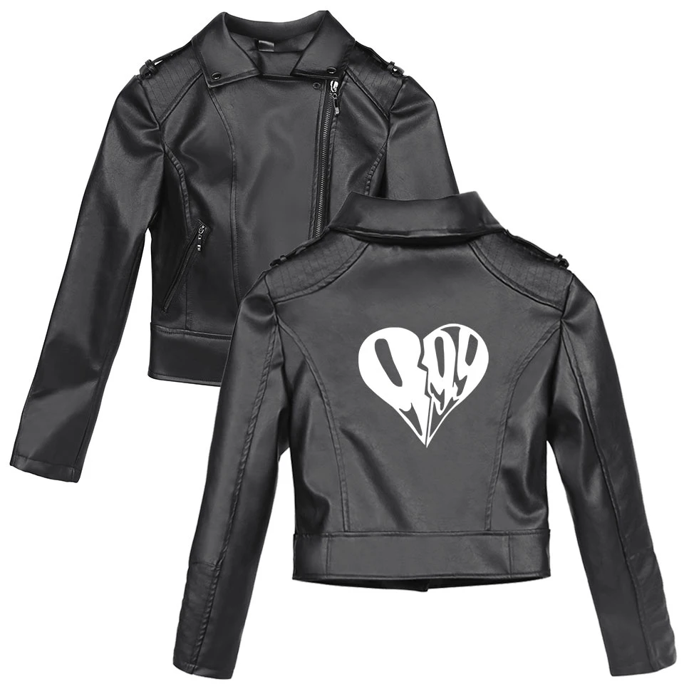 

Loose casual biker jacket jacket jacket female top BF style black leather jacket jacket