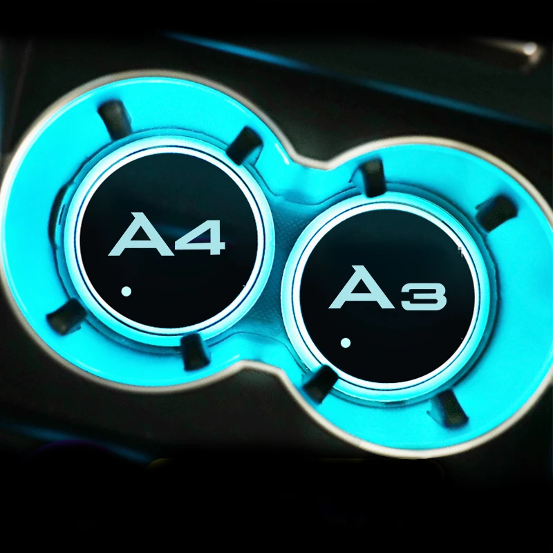 Для Audi A3 A4 A5 A6 A7 A8 Q3 Q5 Q7 Q8 светодиодный автомобиль многоцветный атмосферу