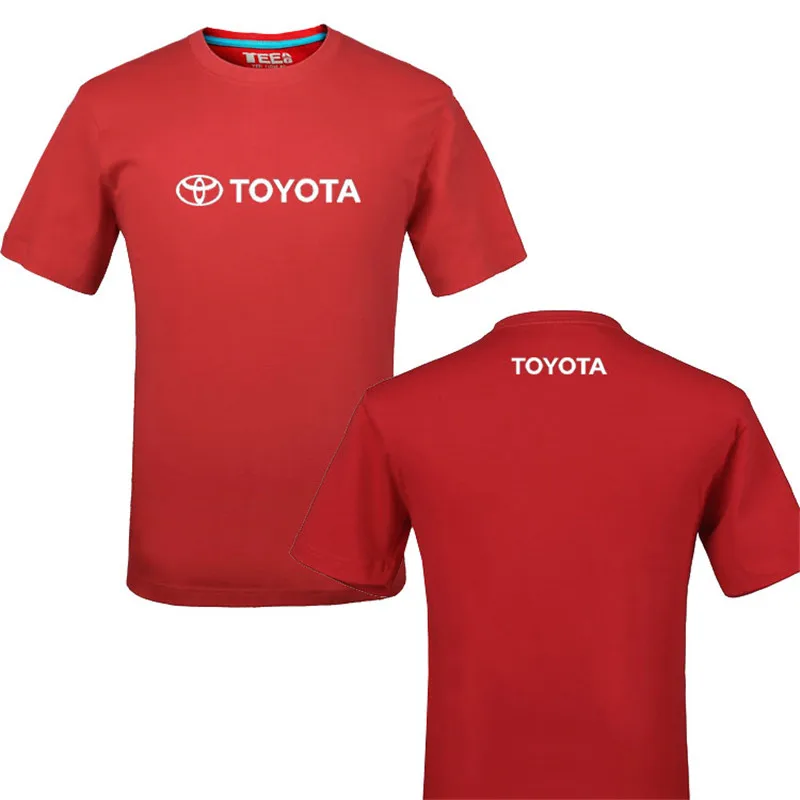 

2020 Brand Tshirts Funny Toyota logo 100% Cotton Printing T-shirt Unisex Summer Casual T Shirt Tees shirt