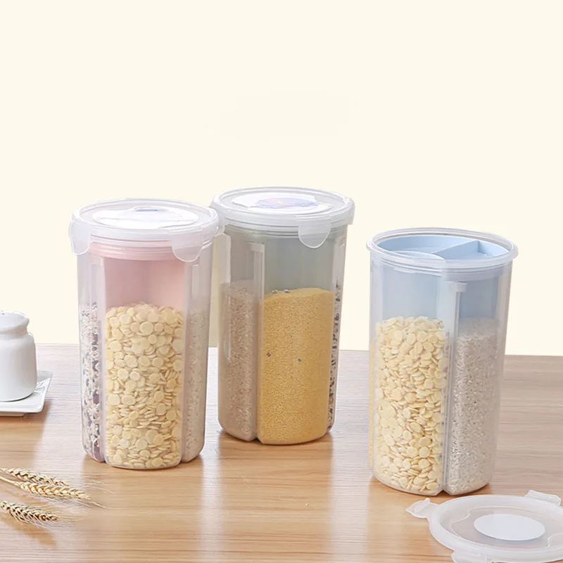 Новый ящик для хранения зерна риса контейнер прозрачный пищевых продуктов