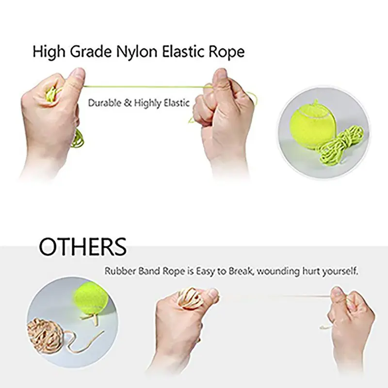 Профессиональный тренировочный инструмент для тенниса Упражнение теннисный мяч