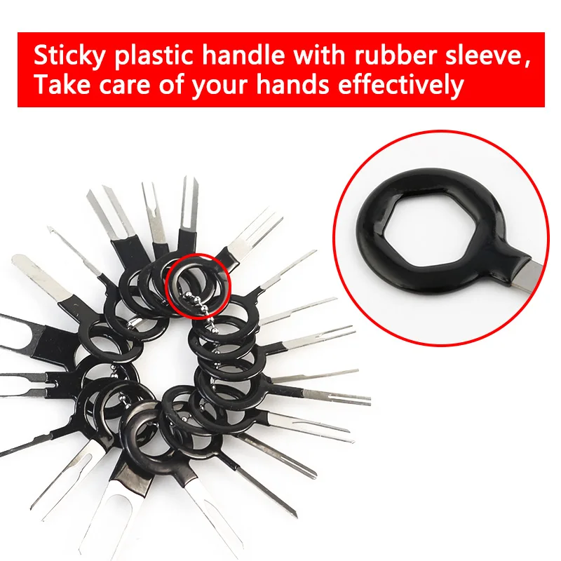 Набор инструментов для извлечения клемм Инструмент проводов штырьковый разъем