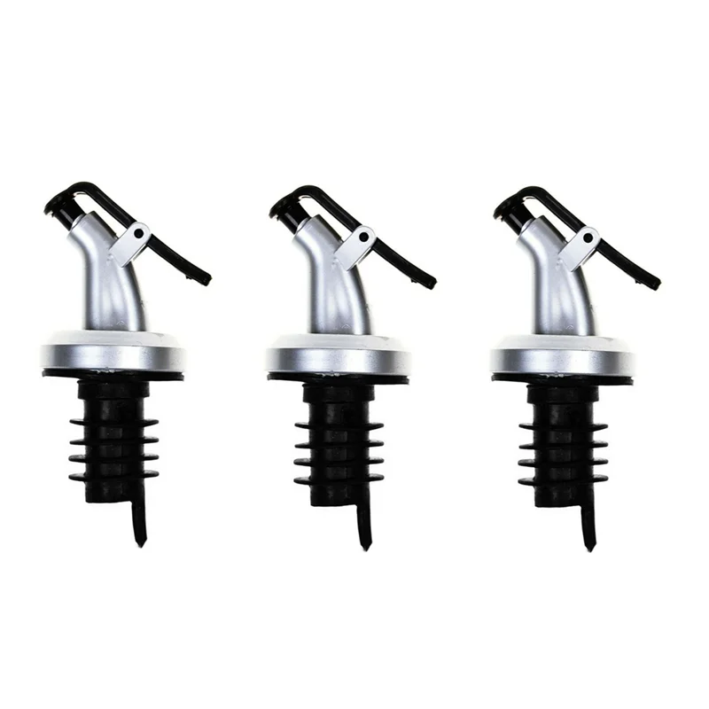 

3Pcs Multi-purpose Wine Bottle Stopper Pourer Juice Syrup Oil Bottle Soy Sauce Bottle Dispenser Spouts Kitchen Tools Accessories