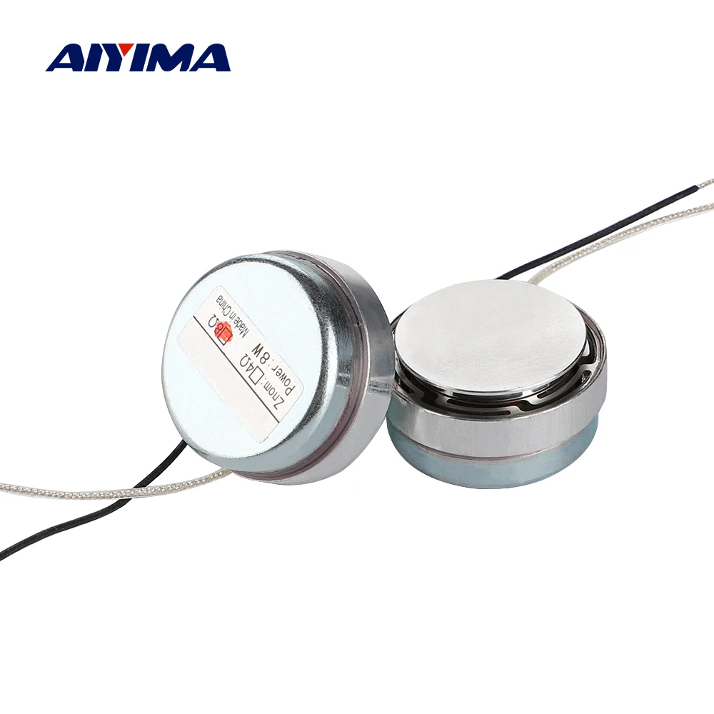 AIYIMA 2Pcs 30MM Vibration Resonance Speaker 8 Ohm 8W Mini F
