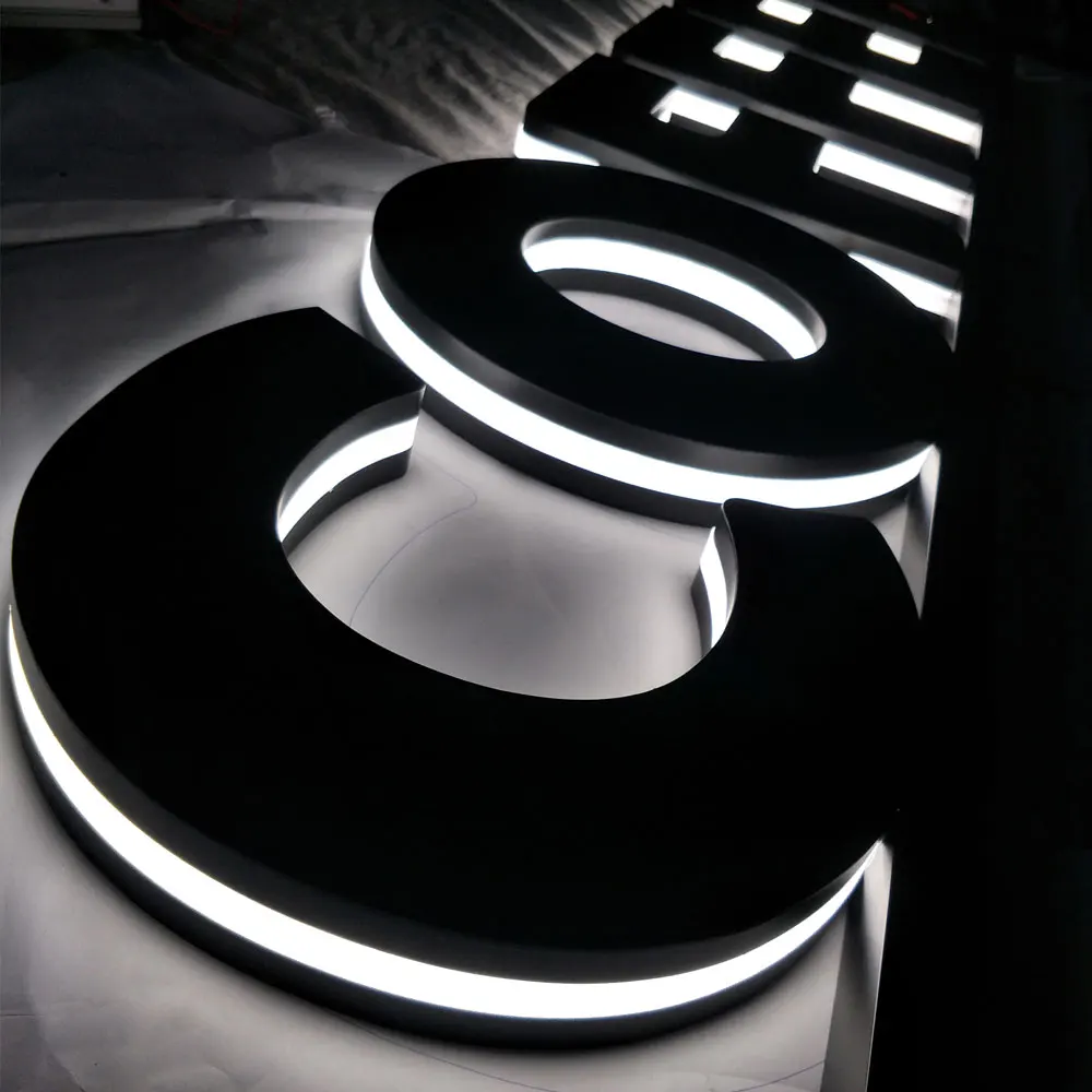 Оптовая продажа боковой подсветкой Led письмо Акриловая вывеска в помещении/на