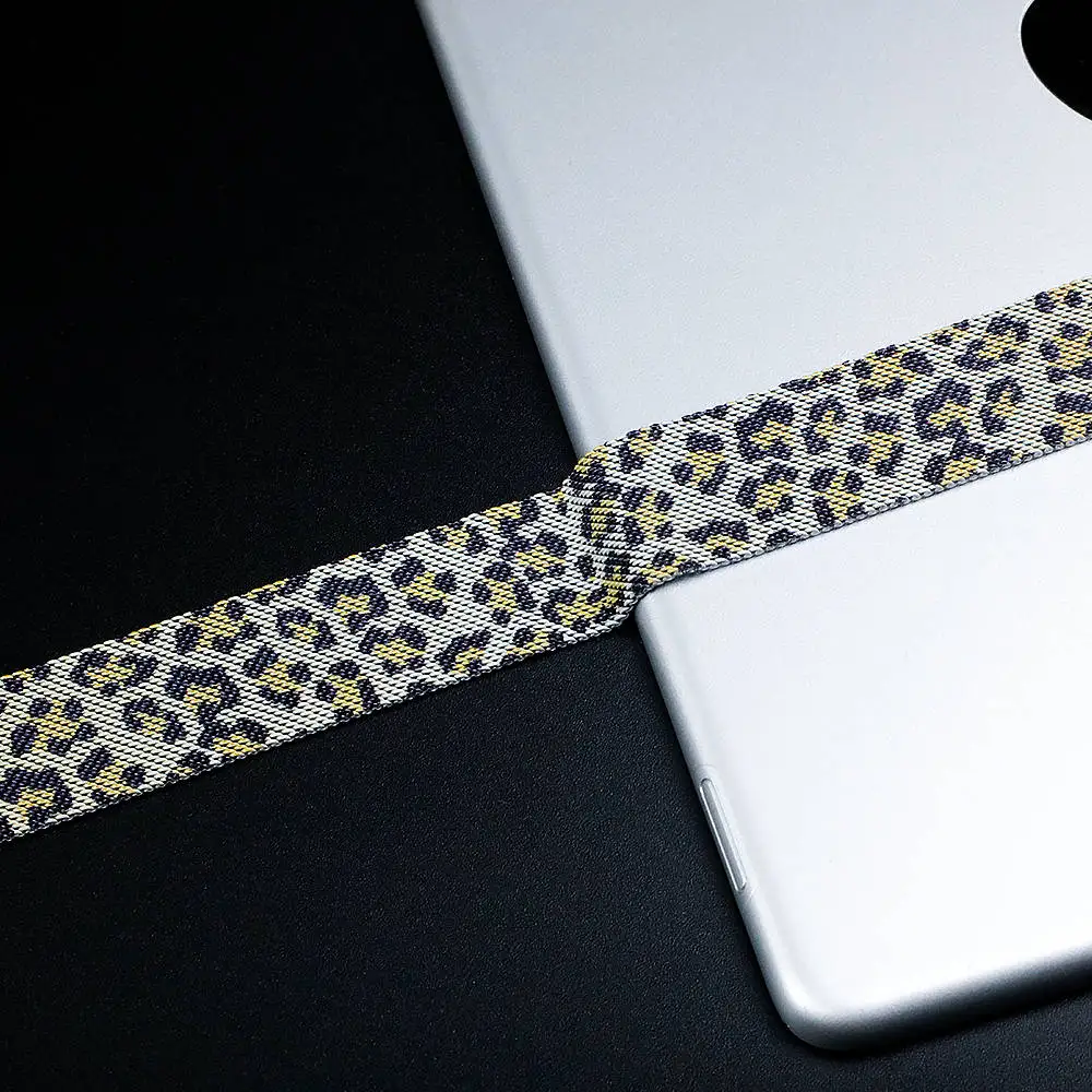 Leopard1 Высококачественная Миланская петля для apple watch, ремешок для apple watch 4, 5, ремешок 44 мм, 40 мм, iwatch 3, 2, 1, 42 мм, 38 мм, лучший материал - Цвет ремешка: Leopard1