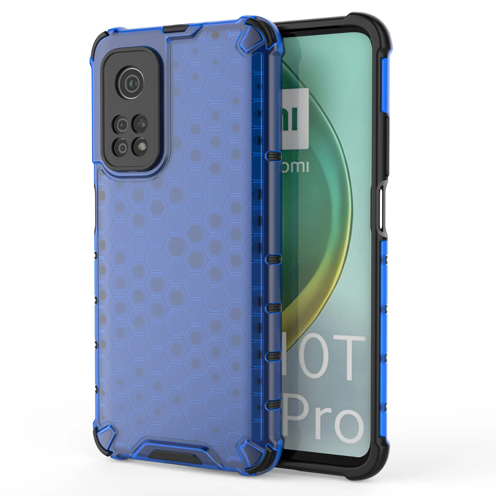 Противоударный чехол для Xiaomi Mi 10T Pro POCO M3 X3 NFC гибридный жесткий прозрачный Redmi 8 8A 9