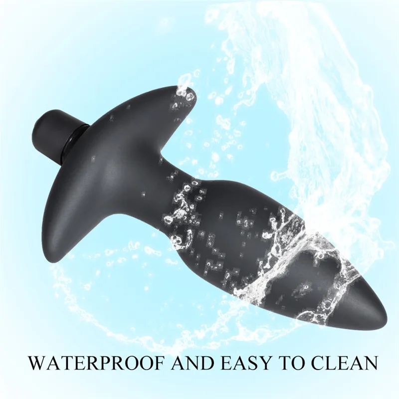 Силиконовый Вибрирующий Анальный вибратор вибрирующие анальные пробки 10