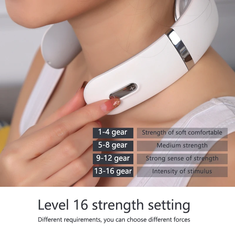 

GENPIBEAR Smart Electric Neck Massager Shoulder Body Massager Low Frequency Magnetic Therapy Pulse Pain Relief Tool Health Care