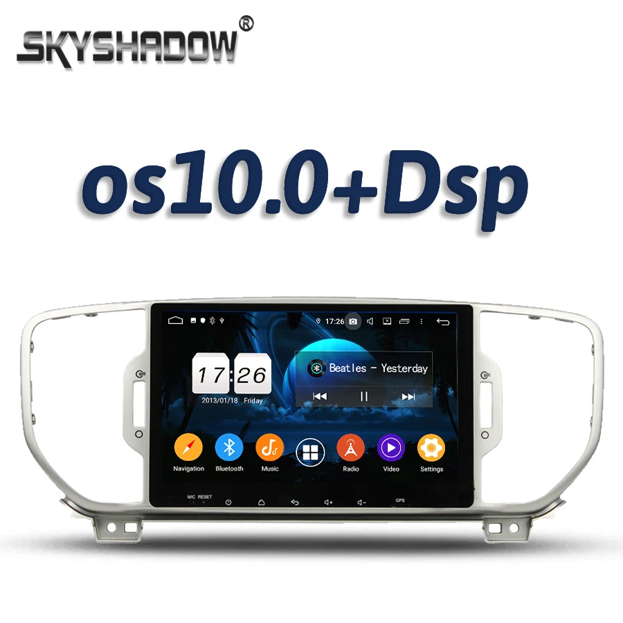 720P DSP 9 &quotIPS TDA7851 Android 10 2 Гб ОЗУ 16 4 ядра Bluetooth Wifi GPS автомобильный DVD плеер RDS радио для