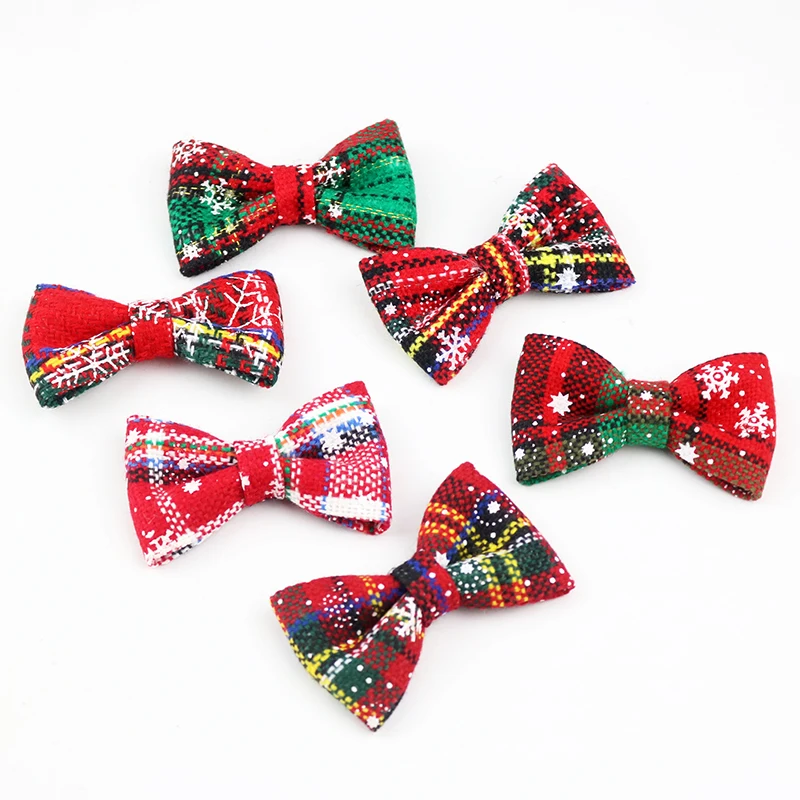 Рождественские ленты красная и черная клетчатая лента буйвола Снежинка узор