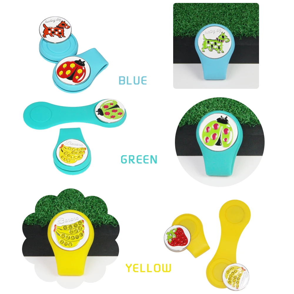 1 шт. Съемная шляпный зажим для магнитный маркер мяча гольфа Кепки подарок