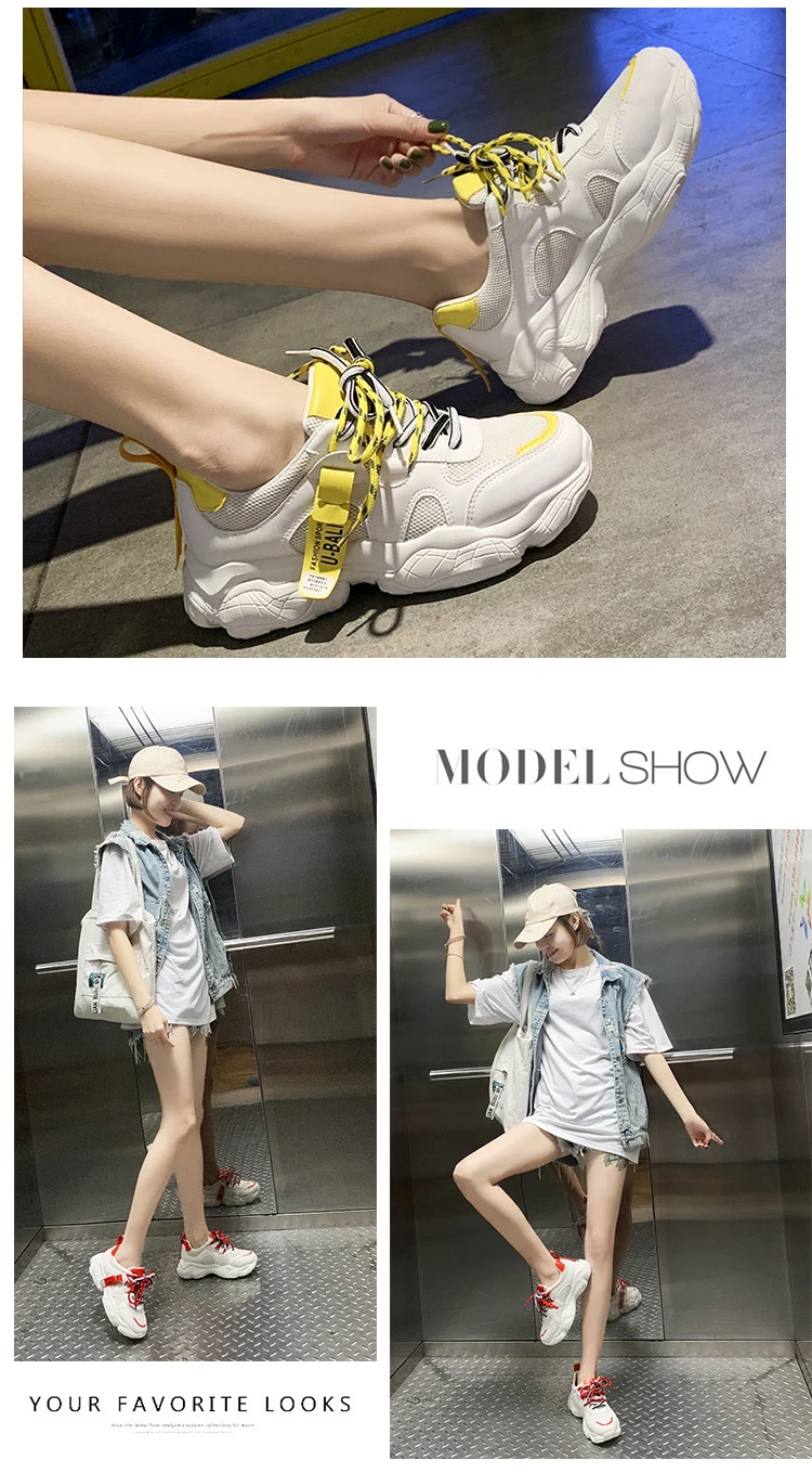 Hot Tenis Feminino Women Sport Shoes Spring New Fashion Women Tennis Shoes Ladies Comfort Breathable Lace-Up White Trainers