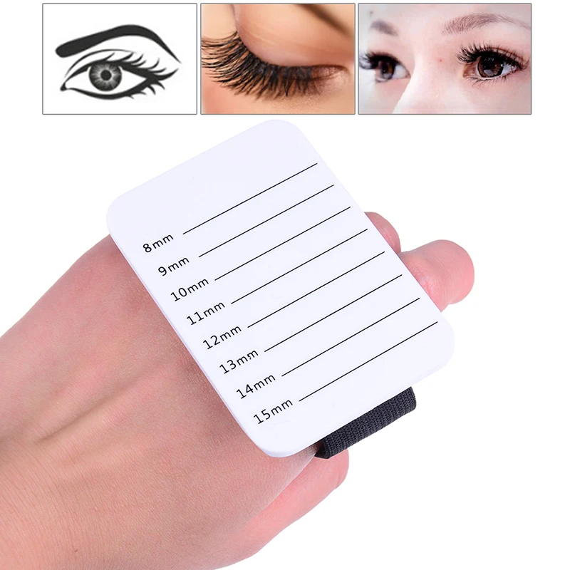 

1 Set Acrylic Lash Pallet Eyelash Extensions Lash Tile Palette with Belt Adhesive Glue Ceramic Holder Eyelash Extensions Tools