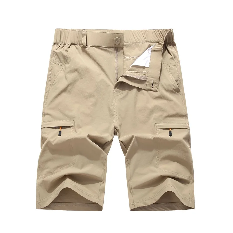 

Шорты мужские быстросохнущие до колен, штаны с несколькими карманами, уличные повседневные в стиле милитари, летние, 5XL