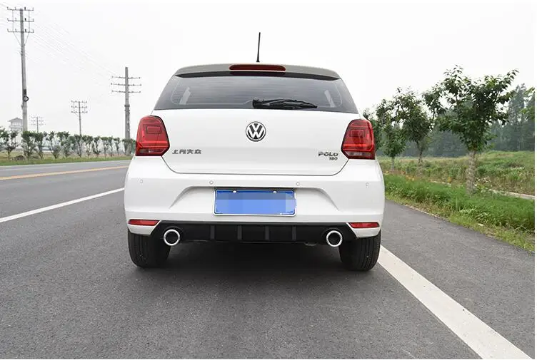 Диффузор для заднего бампера POLO ABS защитные бамперы CTS 2011-2016 Volkswagen комплект