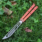 4 цвета Кракен нож-бабочка канал алюминиевая ручка D2 лезвием нож для тренера втулка системы тактический складной нож для ежедневного использования, Fliper