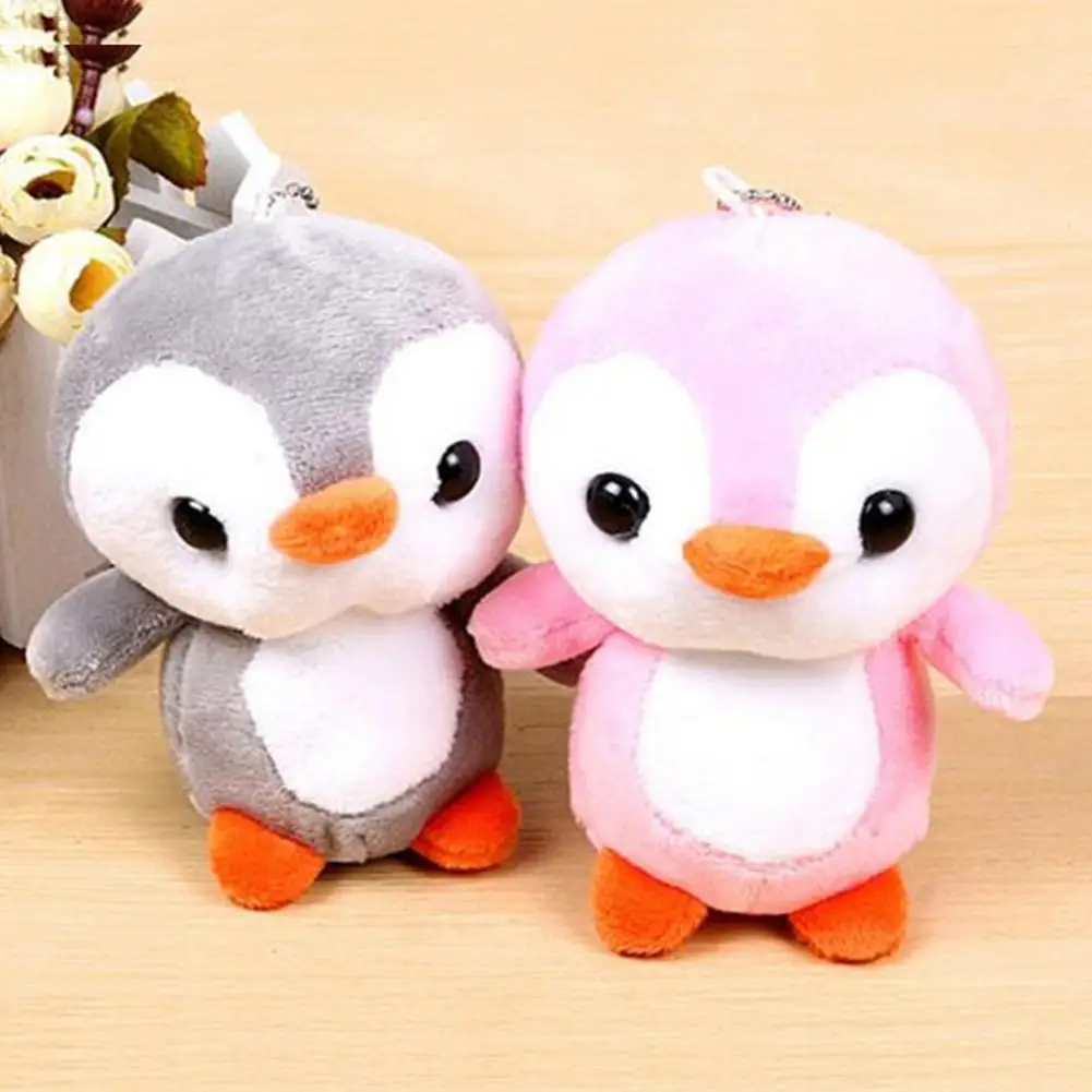 

Cute Cartoon Penguin Animal Plush Stuffed Doll Hanging Bag Keychain Pendant Baby Bag Ornament Birthday Kids Gift