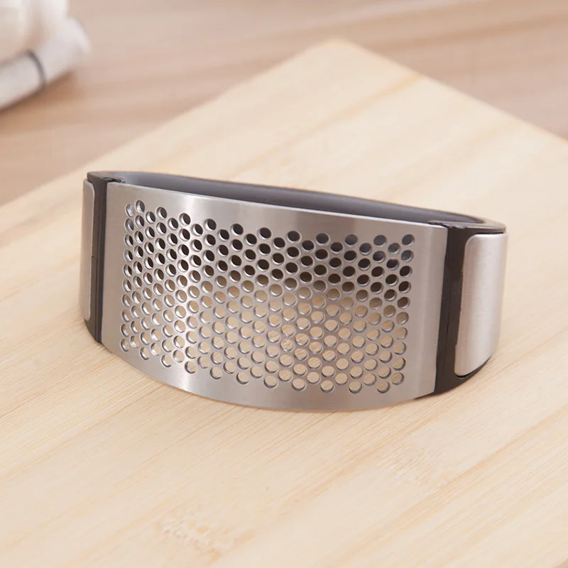 Ручной пресс для чеснока качалка с ручкой из нержавеющей стали Измельчитель