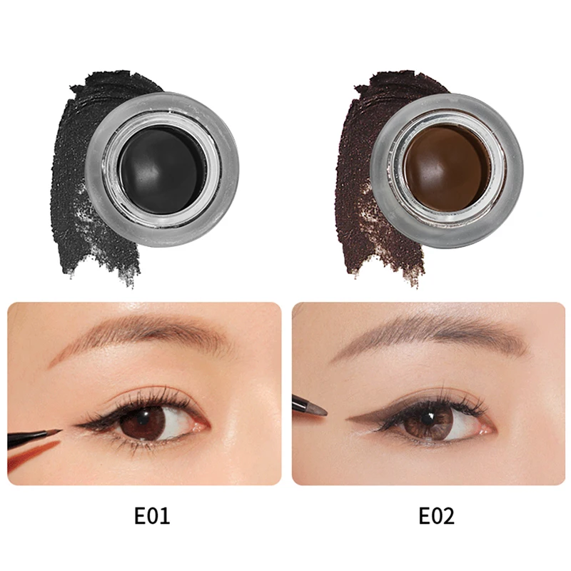 1 шт. черная Водостойкая Подводка для глаз крем Макияж Красота Comestics длительный