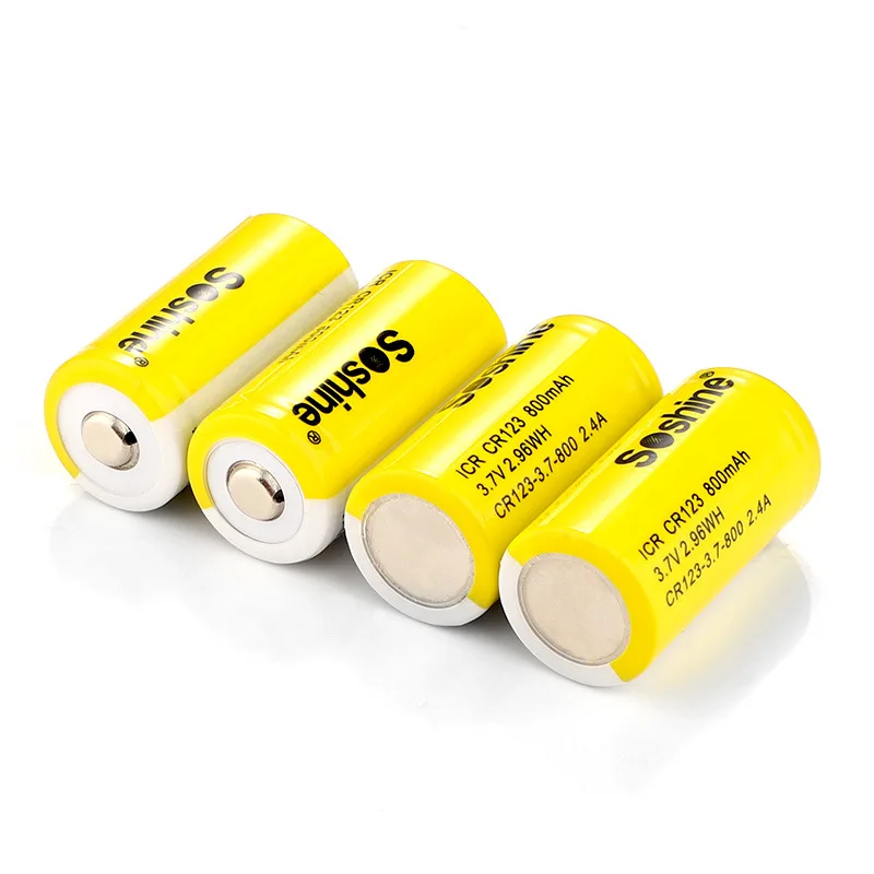 Литий-ионный аккумулятор Soshine ICR CR123 800 мА · ч 3 7 в а |
